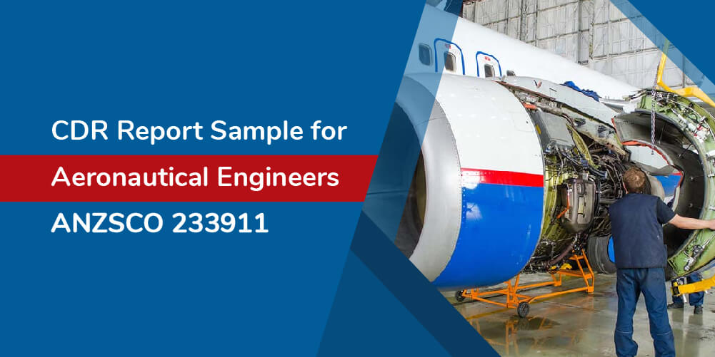 CDR Sample for Aeronautical Engineer
