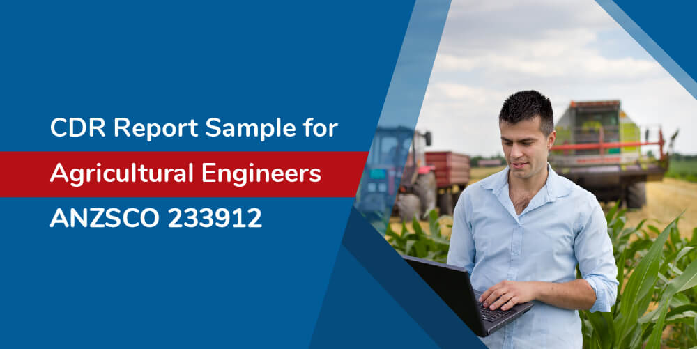 CDR Sample for Agricultural Engineers