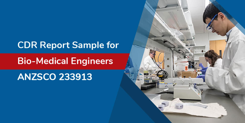 CDR Sample for Bio-Medical Engineers