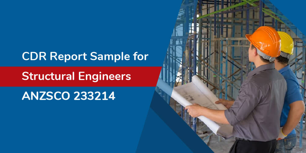 CDR Sample for Structural Engineers